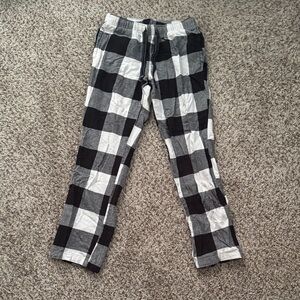 Black and White Checkered PJs